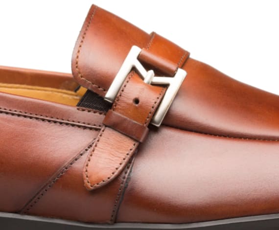 Postdam Calfskin  Burgundy By Mezlan Made In Spain Brand main image 1