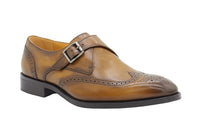 Carrucci Calfskin Single Monk Loafer