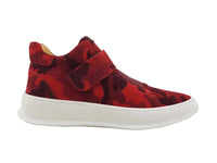 Carrucci Camouflage Printed Suede Sneakers
