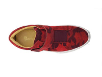Carrucci Camouflage Printed Suede Sneakers
