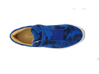 Carrucci Camouflage Printed Suede Sneakers