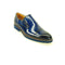 Mens Carrucci Leather Captoe Fade Slip On Dress Shoe in Cobalt Blue