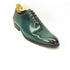 Mens Carrucci Hand Painted Oxford Lace Up Dress Shoe in Cobalt Blue
