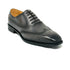 Mens Carrucci Burnished Leather Classic 1920's Wingtip Dress Shoe in Navy