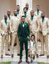 Brayden Light Champagne Notched Lapel Slim Fit Wedding Groomsmen