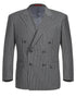 1920s Mens Suit - 1920s Mens Outfit - 1920s costume Bold Pinstripe Suit in Charcoal Grey