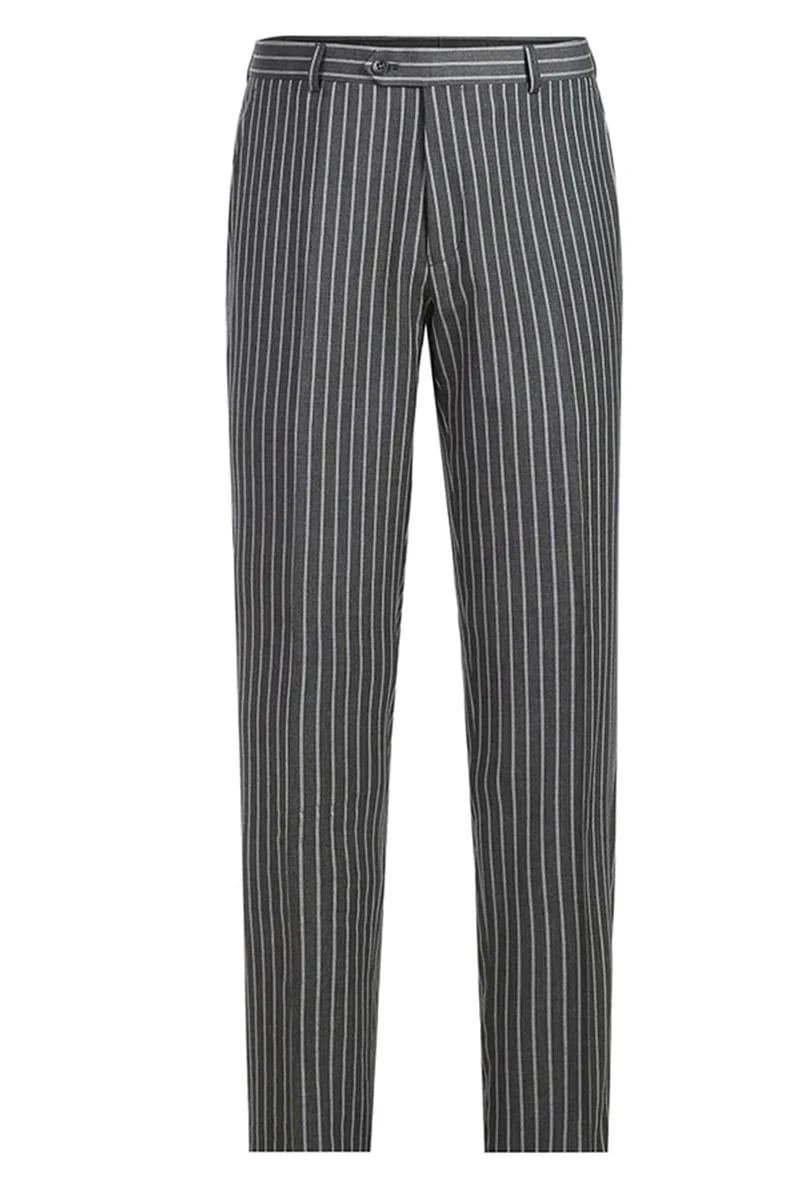 1920s Mens Suit - 1920s Mens Outfit - 1920s costume Bold Pinstripe Sui ...