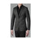 Charcoal Grey Slim Fit Two Buttons Solid Sport Coat Jacket