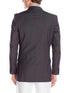 Men's 2 Button Charcoal Featherbone Micro Tech Slim Fit Suit Jacket