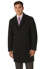 Men's Heavy Wool Overcoat – Classic Full Length Winter Topcoat