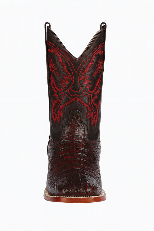 Botas Cuadrada de Cocodrilo Caiman Lomo