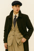 All Weather Men's Dress Coat Belted Rain Coats ~ Long full Maxi length Trench Coats Black Long Style