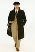 All Weather Men's Dress Coat Belted Rain Coats ~ Long full Maxi length Trench Coats Black Long Style
