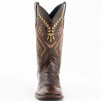 J Toe Cowboy Boots - J Toe Western Boots - Ferinni Boot - Mens Dress Cowboy Boot - Ferrini Jesse Men's Print Alligator Boots Handcrafted Chocolate in Chocolate Color