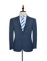 Classic Notch Lapel Navy Suits for Men Dark Blue Mens