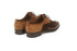 Men Brown and Cognac Suede Wing Tip Oxford By Mezlan Made In Spain Brand