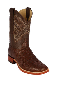 Botas Cuadrada de Cocodrilo Caiman Lomo