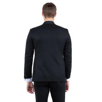 Shawl Collar Tuxedo Separates Coat, Black by ZeGarie