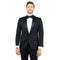 Shawl Collar Tuxedo Separates Coat, Black by ZeGarie