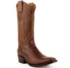 Ferinni Boot - Mens Dress Cowboy Boot - Ferrini Men's Stallion Alligator Belly Boots Narrow Square Toe Handcrafted Cognac