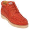 Los Altos Casual Cognac Full Ostrich Skin Sneakers