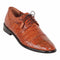 Los Altos Cognac Genuine Caiman Belly Exotic Shoes
