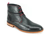 Contrast Stitching Leather Boot Carrucci