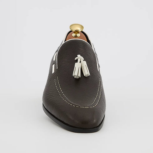 Contrast Tassel Loafer