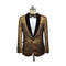 Copper Black Shawl Lapel Paisley Floral Tuxedo Sport Coat