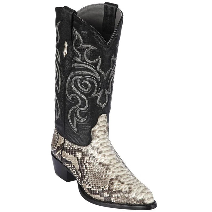 Black Cowboy Boots J-Toe main image 1