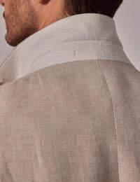 Mens Linen Suit For Beach Wedding - Summer Suit in Cream