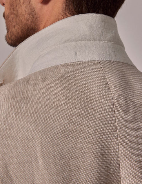 Mens Linen Suit For Beach Wedding - Summer Suit in Cream