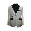 Cream Ivory Alberto Nardoni Paisley Pattern Blazer