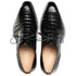 Men's Cratos Genuine Crocodile Black Derby Shoes By Mezlan Made In Spain Brand