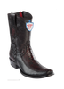 Wild West Botas de Pata de Avestruz Horma Dubai Toe Blackcherry