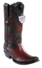 Wild West Botas de Armadillo Horma Dubai Toe Faded Burgundy