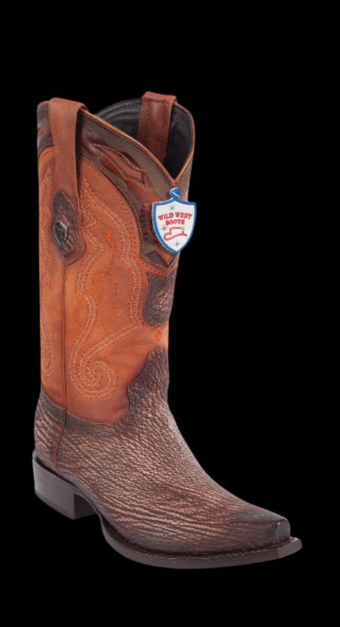Bota de Tiburon Original Horma Punta Recortada Wild West