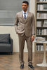 Tan Suits For Wedding - Tan Groomsmen Suits - Tan Single Breasted Tuxedo
