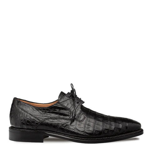 Giovane Crocodile Derby Black By Mezlan Made In Spain Brand