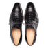 Giovane Crocodile Derby Black By Mezlan Made In Spain Brand