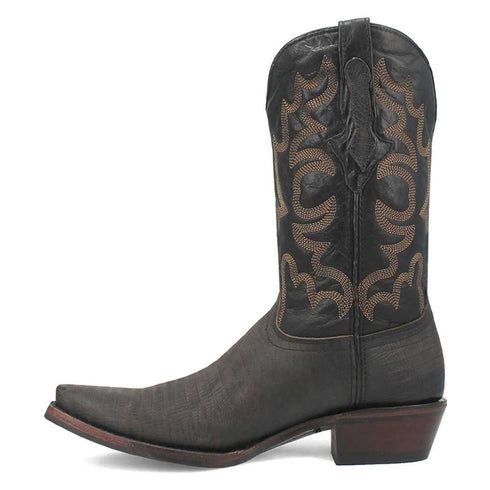 Dingo The Duke Black Snip Leather Western Boots