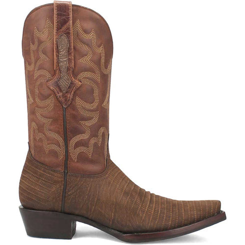 Dingo The Duke Brown Snip Leather Western Boots