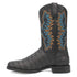 Dingo Round Toe Black Leather Boots