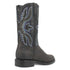 Dingo Black Lizard Print Leather Boots