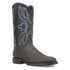 Dingo Black Lizard Print Leather Boots