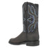 Dingo Black Lizard Print Leather Boots