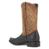 Dingo Black and Tan Snoot Toe Leather Western Boots