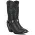 Dingo Olivia Black Pigskin Women Leather Boots