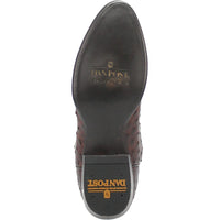 Dan Post Men’s Pershing Brown Full Quill Genuine Ostrich 13” Round Toe Cowboy Boot