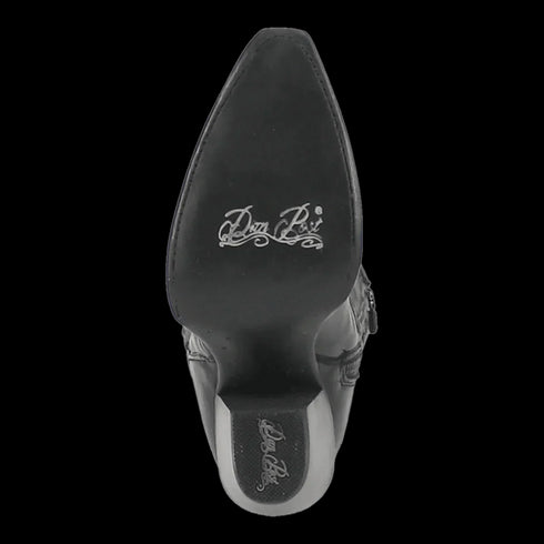 Dan Post Women's Jilted Snip Toe Leather Tall Boots - Black